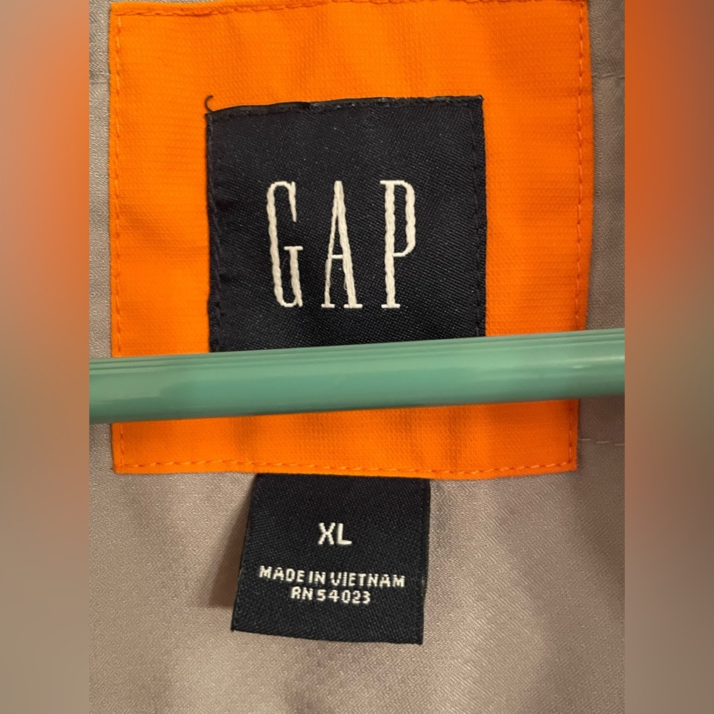 Vintage GAP Women’s Orange and Gray Light Winter Jacket: Comfortable&Warm Sz XL - Picture 3 of 11